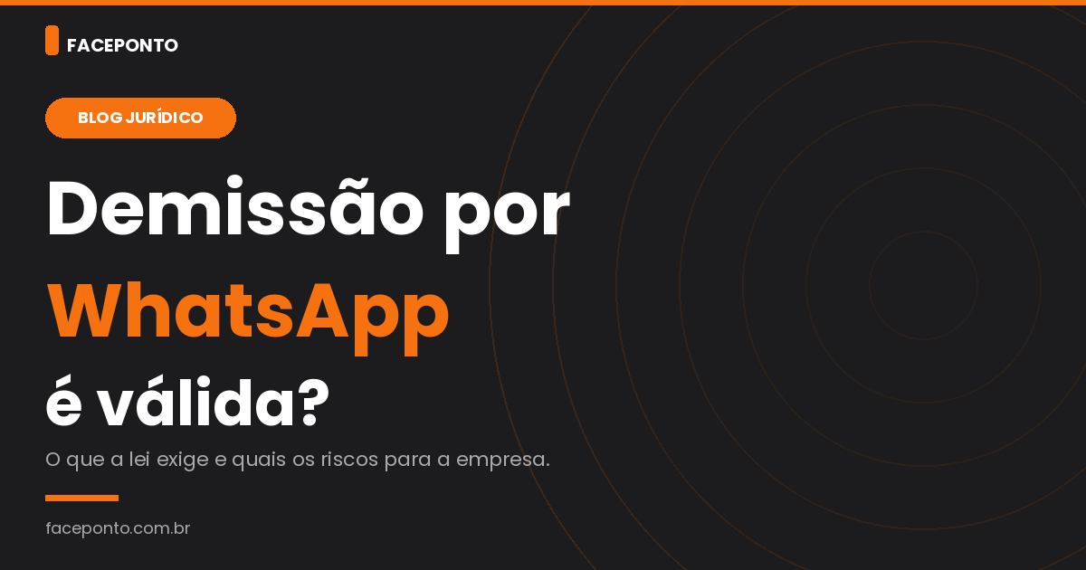 Posso ser demitido por mensagem ou WhatsApp? O que a lei diz