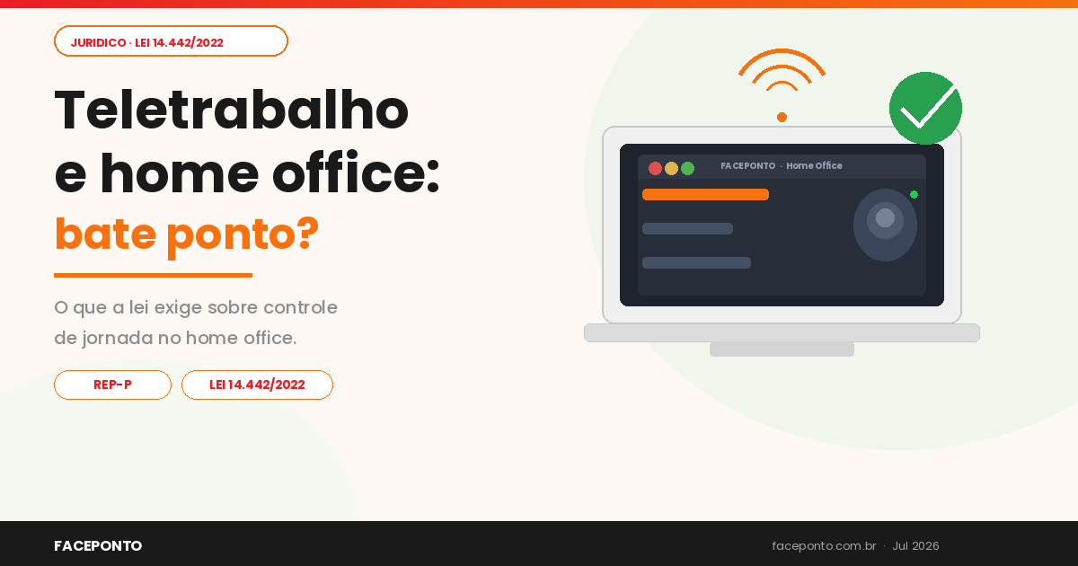 Teletrabalho e controle de jornada: a empresa é obrigada a registrar o ponto de quem trabalha em casa?